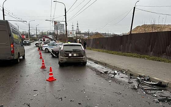 Столкнулись 10 автомобилей: подробности аварии в Иваново